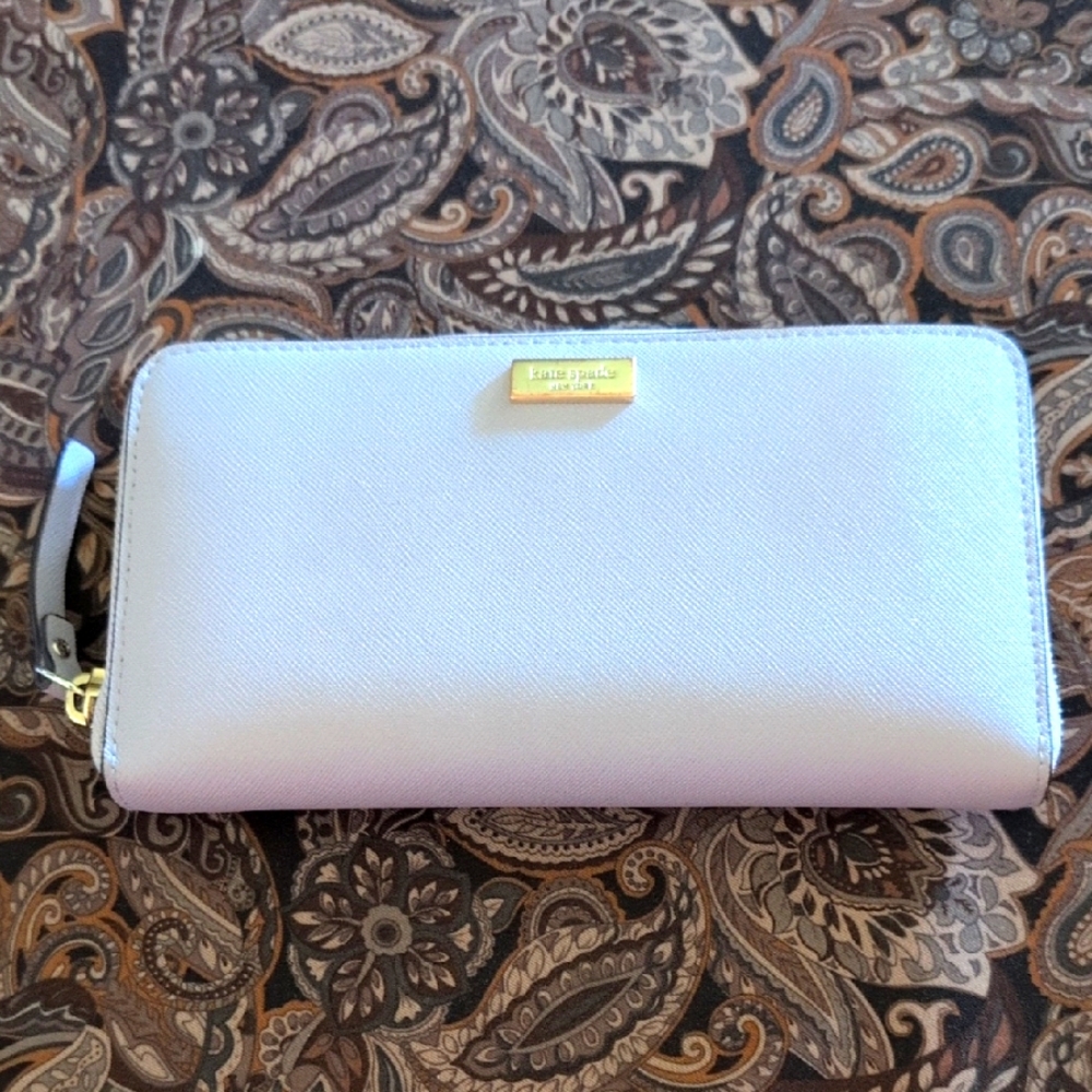 Kate Spade New York Laurel Way Neda Saffiano Leather Zip Around Wallet
